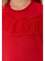Trendyol Sweatshirt - Red - Regular fit