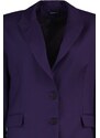 Trendyol Curve Purple Oversize Blazer Woven Jacket