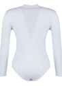 Trendyol Curve White Knitted Body