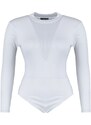 Trendyol Curve White Knitted Body