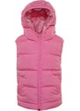 Trendyol Pink Hooded Girls' Pocket Detailed Puffer Vest