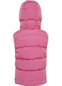 Trendyol Pink Hooded Girls' Pocket Detailed Puffer Vest