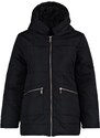 Trendyol Black Oversize Puffy Coat s kapucí