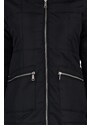 Trendyol Black Oversize Puffy Coat s kapucí