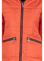 Trendyol Orange Oversize Puffy Coat s kapucí