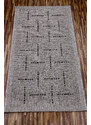 Devos koberce Kusový koberec FLOORLUX Silver/Black 20008 – na ven i na doma - 60x110 cm