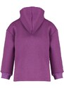 Trendyol Girls Purple Hooded Printed Knitted Sweatshirt