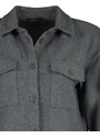 Trendyol Gray Double Pocket Detailed Winter Shirt
