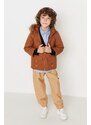 Trendyol Boy Boy Brown Hooded Coat