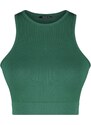 Trendyol Duck Head Green Seamless/Seamless Light Support/Shaping Knit Sports Bra