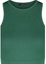 Trendyol Duck Head Green Seamless/Seamless Light Support/Shaping Knit Sports Bra