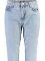 Trendyol Blue High Waist Straight Jeans