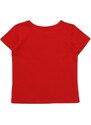 Trendyol Red Glitter Printed Girls' Knitted T-Shirt