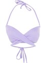 Trendyol Lilac Bralette Tie Bikini Top