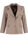 Trendyol Mink Woven Lined Blazer Jacket