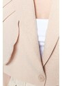 Trendyol Stone Crop Woven Lined Blazer Jacket