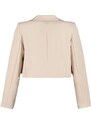 Trendyol Stone Crop Woven Lined Blazer Jacket