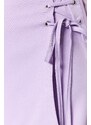 Trendyol Lilac Lace and Eyelet Detail Woven Shorts Skirt