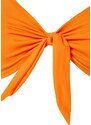 Trendyol Orange Triangle Knot Bikini Top