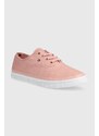 Tenisky Tommy Hilfiger ESSENTIAL KESHA LACE SNEAKER dámské, růžová barva, FW0FW06955