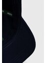 Bavlněná baseballová čepice Lacoste tmavomodrá barva