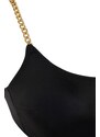 Trendyol Black One-Rameno Chain Příslušenství Bikiny Top