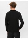 Koton Чоловічий чорний базовий пуловер