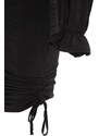 Trendyol Black Gippe Detailed Knitted Evening Dress