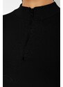 Dámský top Trendyol TWOAW22BZ0274/Black