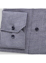 Willsoor Pánská slim fit košile s černo-bílým vzorem 14891