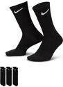 Nike U NK EVERYDAY LTWT CREW 3PR BLACK/WHITE