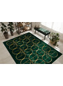 Dywany Łuszczów Kusový koberec Emerald 1010 green and gold - 120x170 cm