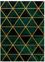 Dywany Łuszczów Kusový koberec Emerald 1020 green and gold - 120x170 cm