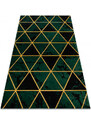 Dywany Łuszczów Kusový koberec Emerald 1020 green and gold - 120x170 cm