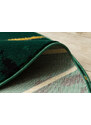 Dywany Łuszczów Kusový koberec Emerald geometric 1012 green and gold kruh - 120x120 (průměr) kruh cm