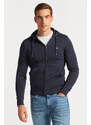 MIKINA GANT D1. THE ORIGINAL FULL ZIP HOODIE modrá S