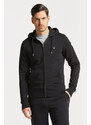 MIKINA GANT D1. THE ORIGINAL FULL ZIP HOODIE černá S