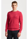 SVETR GANT COTTON PIQUE C-NECK růžová M