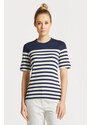 TRIČKO GANT STRIPED SS T-SHIRT modrá XS