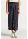 KALHOTY GANT WIDE CROPPED BELTED PANTS modrá 38