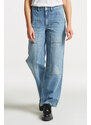 DŽÍNY GANT WIDE LEG CARGO JEANS modrá 28