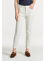 DŽÍNY GANT WHITE CROPPED SLIM JEANS bílá 27