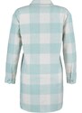 Trendyol Mint Checkered Weave Lumberjack Winter Shirt