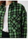 Koton Checkered Long Sleeve Jacket with Pockets