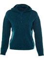 Trendyol Green Soft Textured Hoodie Knitwear Sweater