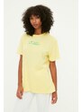 Koton Women's Yellow T-Shirt