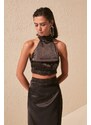 Dámský crop top Trendyol Detailed