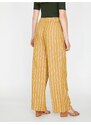 Koton Women's Yellow Striped Pants