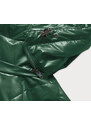 6&8 Fashion Lesklá zelená dámská bunda (2021-02)