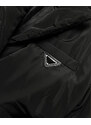Ann Gissy Lehká černá dámská bunda s páskem (OMDL013)